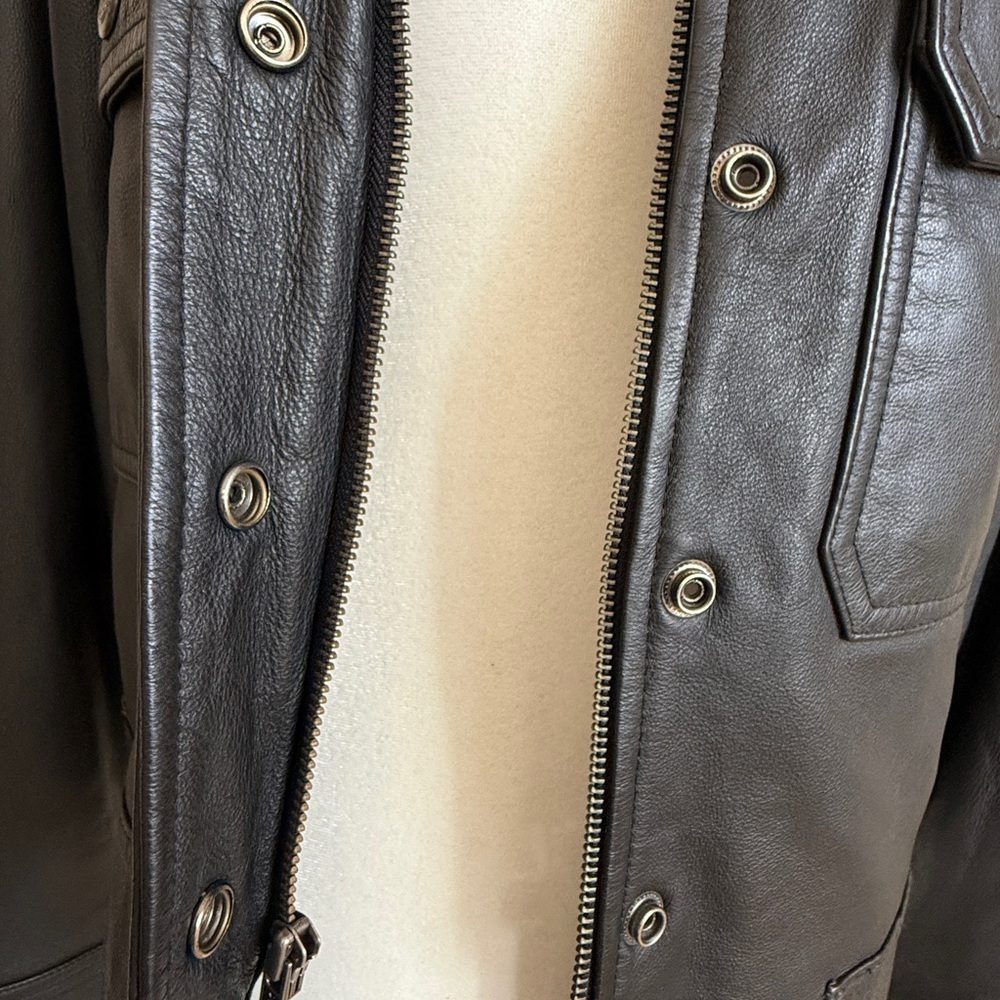 Vintage Harley Davidson “An American Legend” Genuine Leather Jacket * Womens XS - Picture 10 of 15